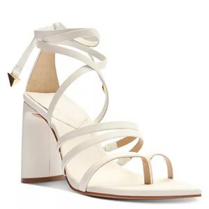 SCHUTZ
Women's Leaf Ankle Tie High Heel Sandals (New- Never Worn)